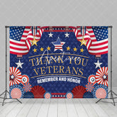 Aperturee - Thank You Veterans Remember And Honor American Backdrop